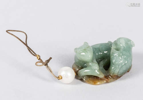 Chinese Antique Jade Jadeite Toggles