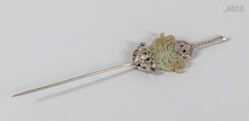 Chinese Jade Hair Pin