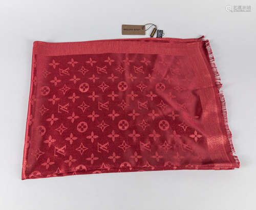 Louis Vuitton Red Scarf