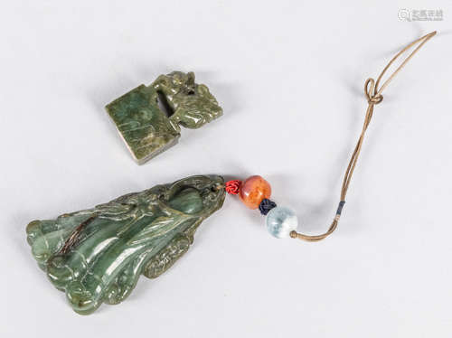 Collection of Chinese Antique Jade Toggles