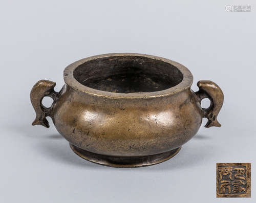 Chinese Antique Bronze Censer