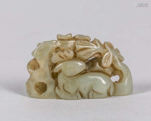 Chinese White Jade Carving