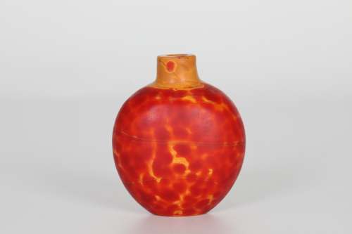 19TH Pumpkin Red Snuff Bottle