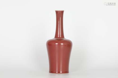 Kangxi Red Glazed Bottle