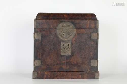 19TH Huanghuali shadow wooden box