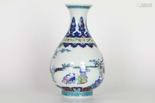 Qianlong's jade pot spring vase