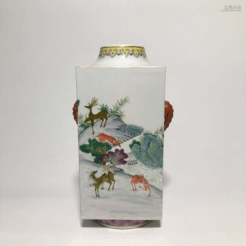 CHINESE FAMILLE ROSE VASE