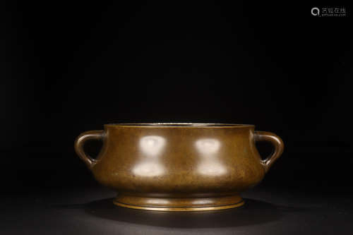 ZHENWAN MARK, CHINESE BRONZE CENSER