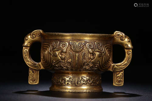 HUWENMING MARK, CHINESE BRONZE CENSER