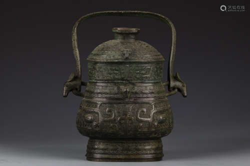 CHINESE BRONZE POT