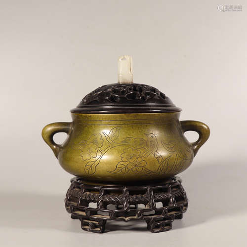 CHINESE BRONZE CENSER