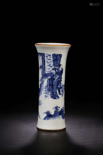 CHINESE BLUE & WHITE VASE