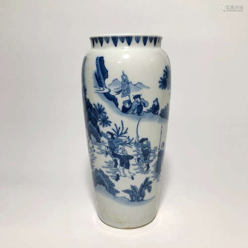 CHINESE BLUE & WHITE VASE