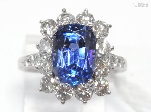 5.32ct Gem Quality Tanzanite Diamond 14k G…