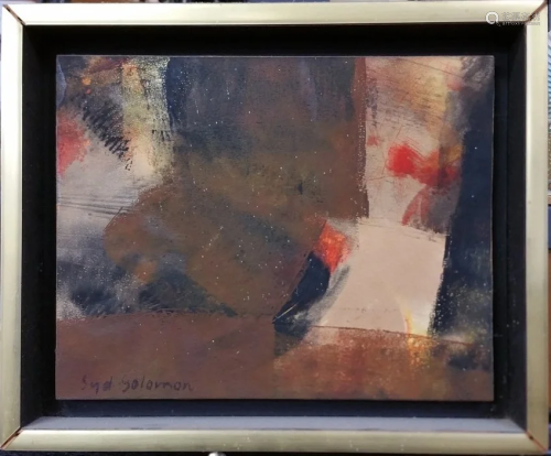 Abstract Painting Original Syd Solomon Dun…