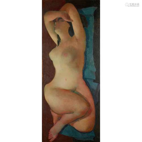 § WILLIAM CROSBIE R.S.A. (SCOTTISH 1915-1999) RECLINING NUDE