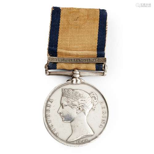 A Victorian Naval General Service medal