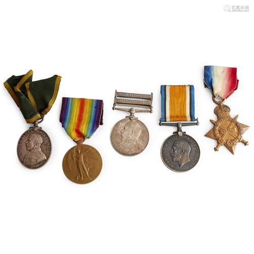 A collection of medals