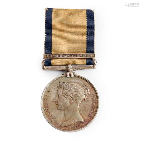 A Victorian Naval General Service medal