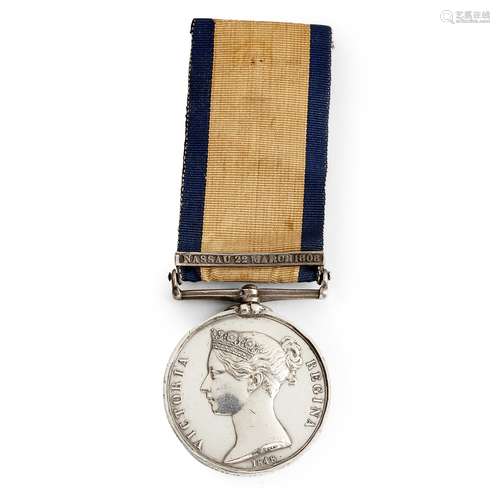 A Victorian Naval General Service medal