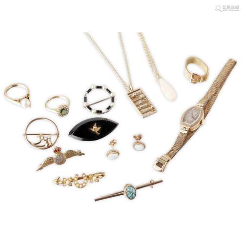 A collection of jewellery