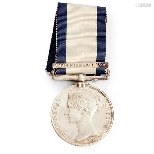 A Victorian Naval General Service medal