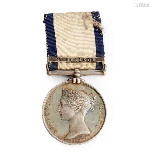 A Victorian Naval General Service medal