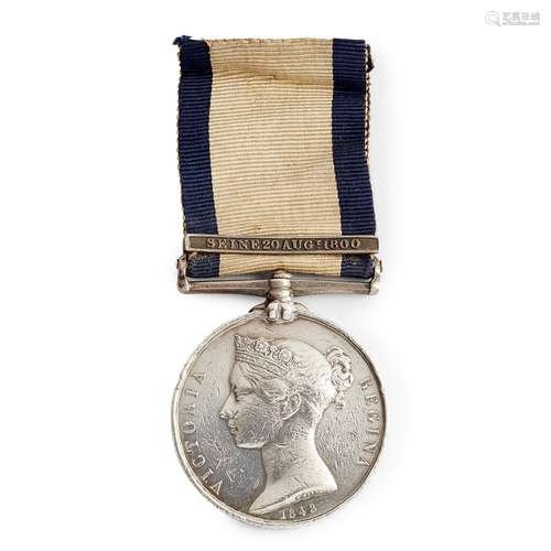 A Victorian Naval General Service medal