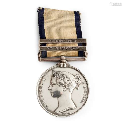 A Victorian Naval General Service medal