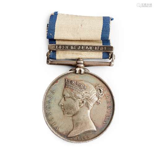 A Victorian Naval General Service medal