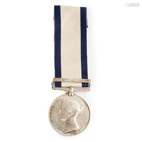 A Victorian Naval General Service medal