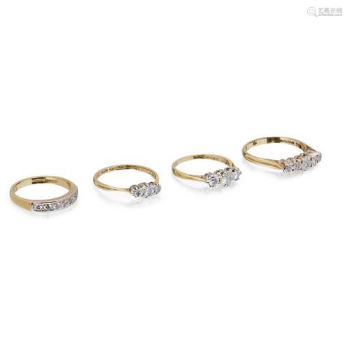 A collection of diamond rings