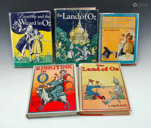 FIVE L. FRANK BAUM OZ STORIES 1904,…