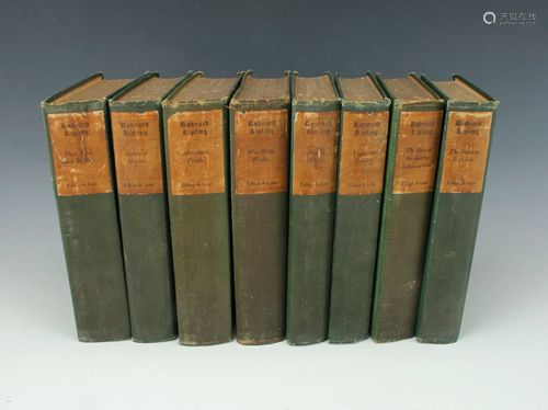 8 VOL. RUDYARD KIPLING EDITION DE LUXE…