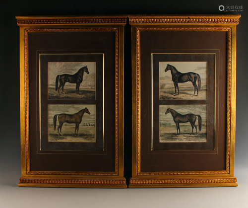 DECORATIVE FRAMED HORSE PRINTS