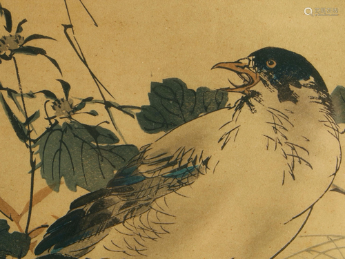 CHINESE PAINTING OF A BIRD