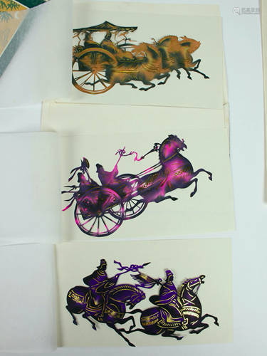 COLLECTION OF CHINESE PAPER CUT OUTS