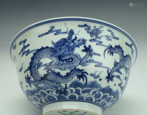 CHINESE PORCELAIN BLUE & WHIT…