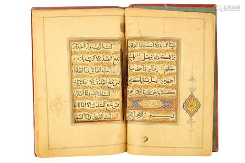 A QAJAR ILLUMINATED PRAYER BOOK