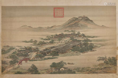 Style of Yuan Jiang (active 1690-1746) Landscape