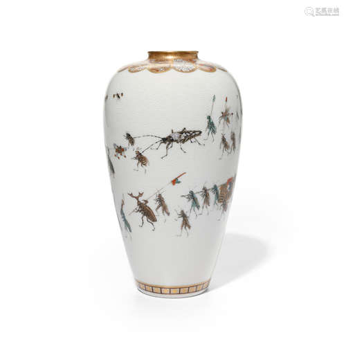 Yabu Meizan (1853-1934) A fine Satsuma vase Meiji era (1868-1912), circa 1900