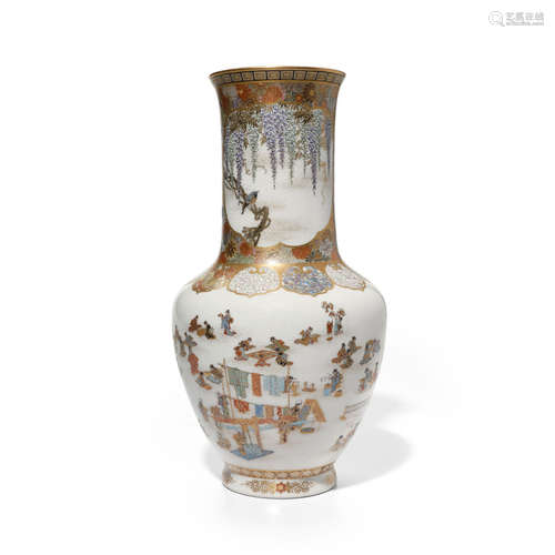 Yabu Meizan (1853-1934) A fine Satsuma vase Meiji era (1868-1912), circa 1900