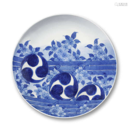 A Nabeshima porcelain saucer dish Edo period (1615-1868) or Meiji era (1868-1912), 19th/20th century