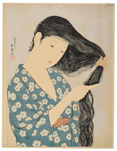 HASHIGUCHI GOYO (1881-1921) Taisho era (1912-1926), 1920