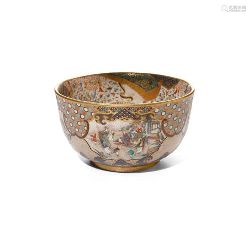 Seikozan Workshop (circa 1900) A fine Satsuma bowl Meiji (1868-1912) or Taisho (1912-1926) era, circa 1900