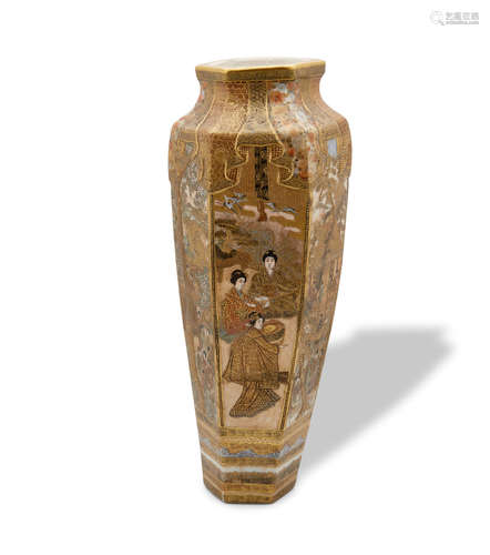 A Satsuma vase Meiji era (1868-1912), late 19th/early 20th century