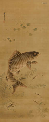 Kano Seisen'in (Yasunobu, 1796-1846) and Kano Isen'in (Eishin 1775-1828) Fish and water weeds Edo period (1615-1868), 19th century