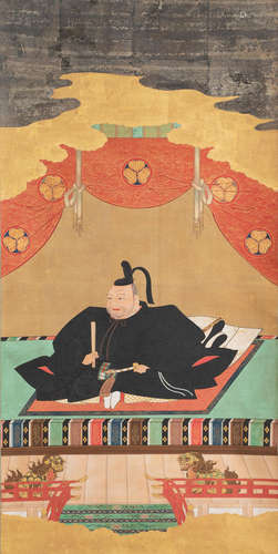 Anonymous A memorial portrait of Tokugawa Ieyasu Edo period (1615-1868), 19th century