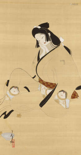 Kitano Tsunetomi (1880-1947) Momo no yume Taisho (1912-1926) or Showa (1926-1989), 1920s/1930s