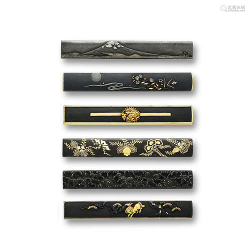 Six various kozuka Edo period (1615-1868), 18th/19th century